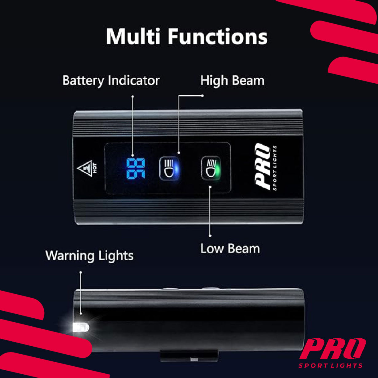 Fietsverlichting Voorlicht Performance 1200 Lumen LED Pro Sport Lights kopen online