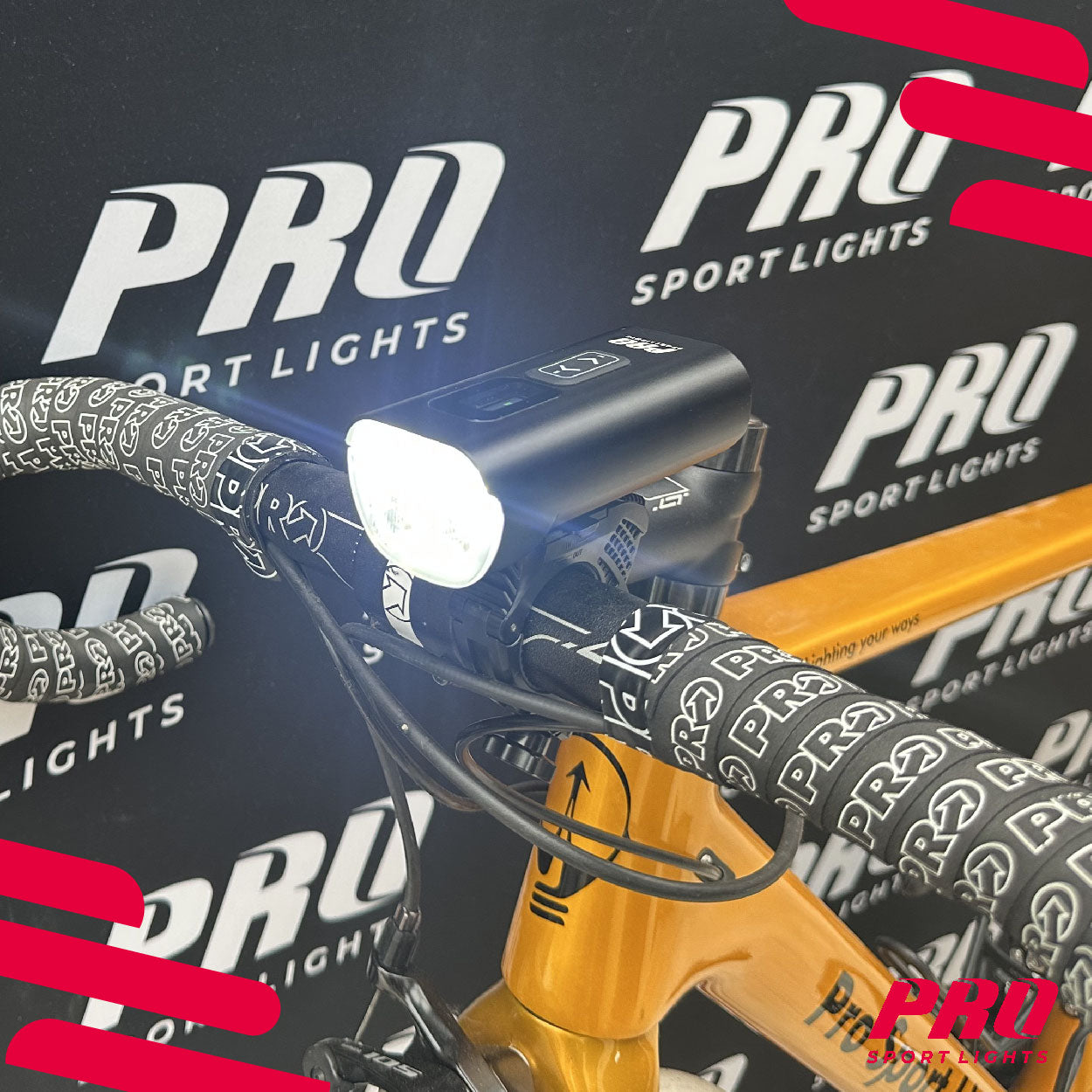 Voorlicht Fietsverlichting 2200 Lumen USB Oplaadbaar Koplamp