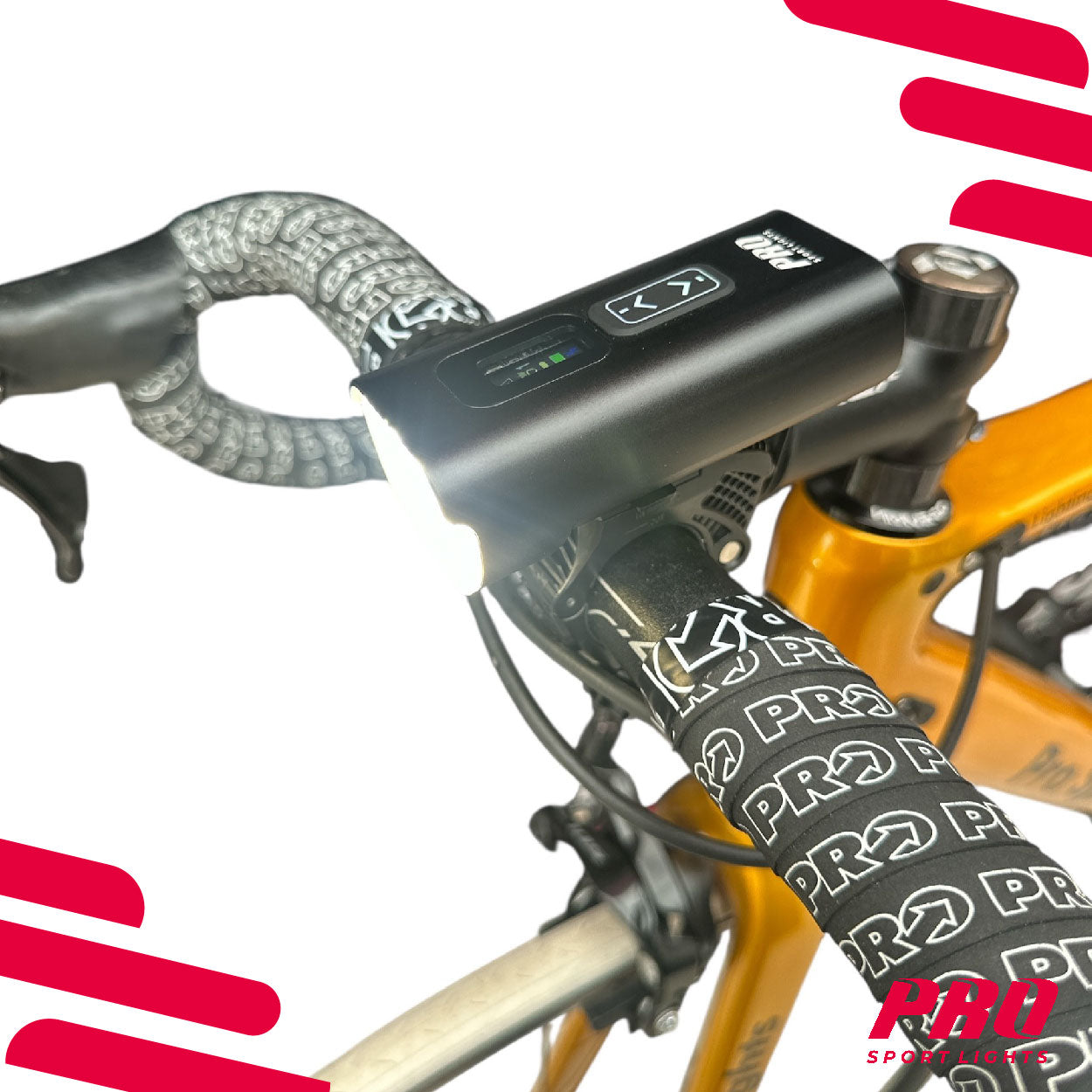 Voorlicht Fietsverlichting 2200 Lumen USB Oplaadbaar Koplamp