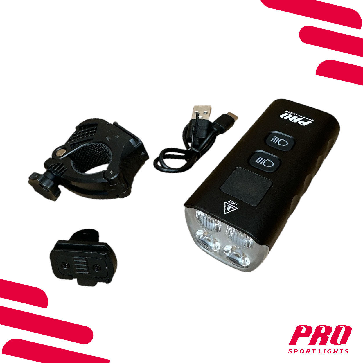 Pro Sport Lights Performance 1800 Lumen Fietsverlichting - RacefietsMTB Kopen Online