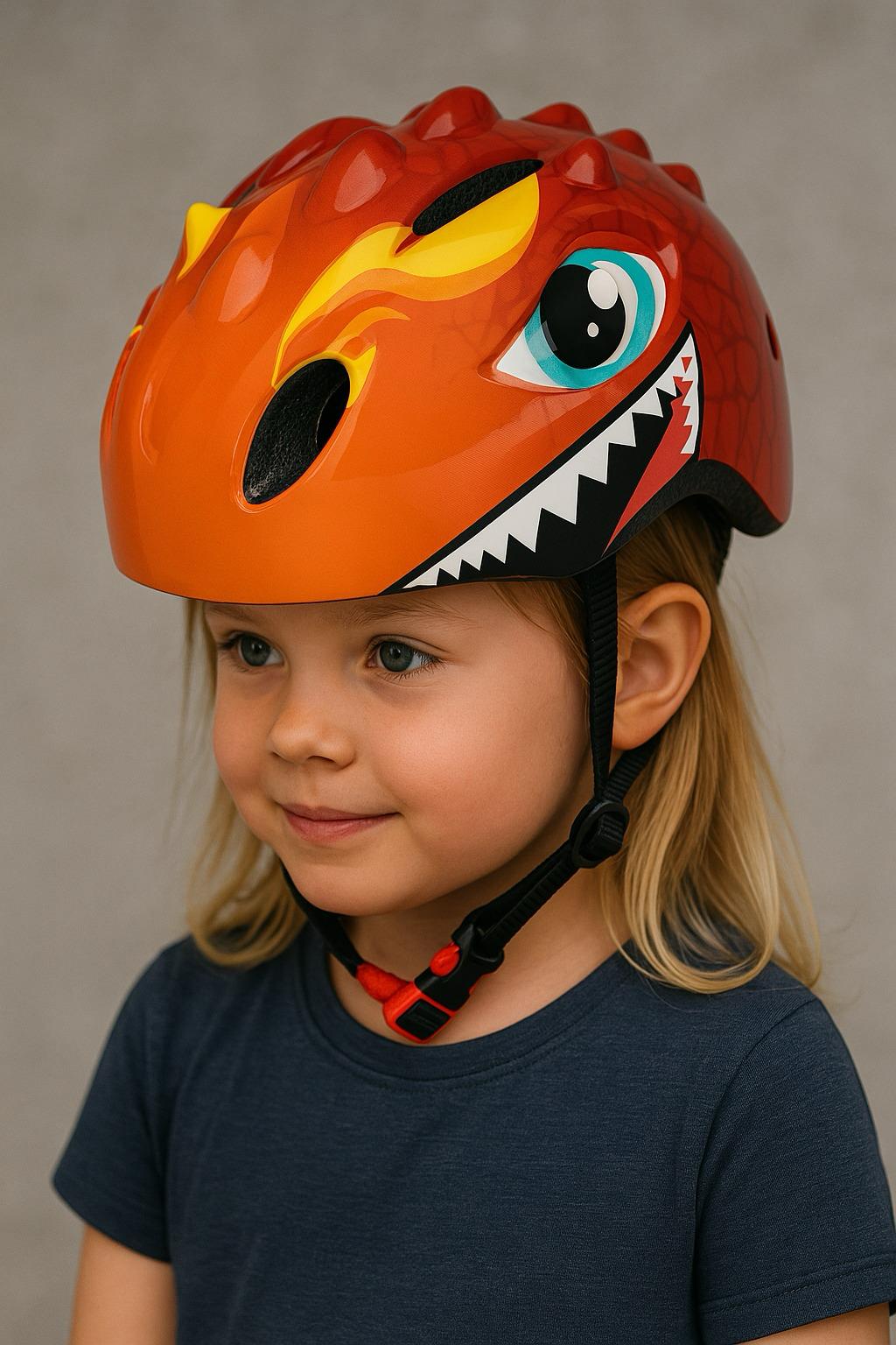 Fietshelm Kinderen - Kinderhelm Dino XS 46/51cm Kopen Online