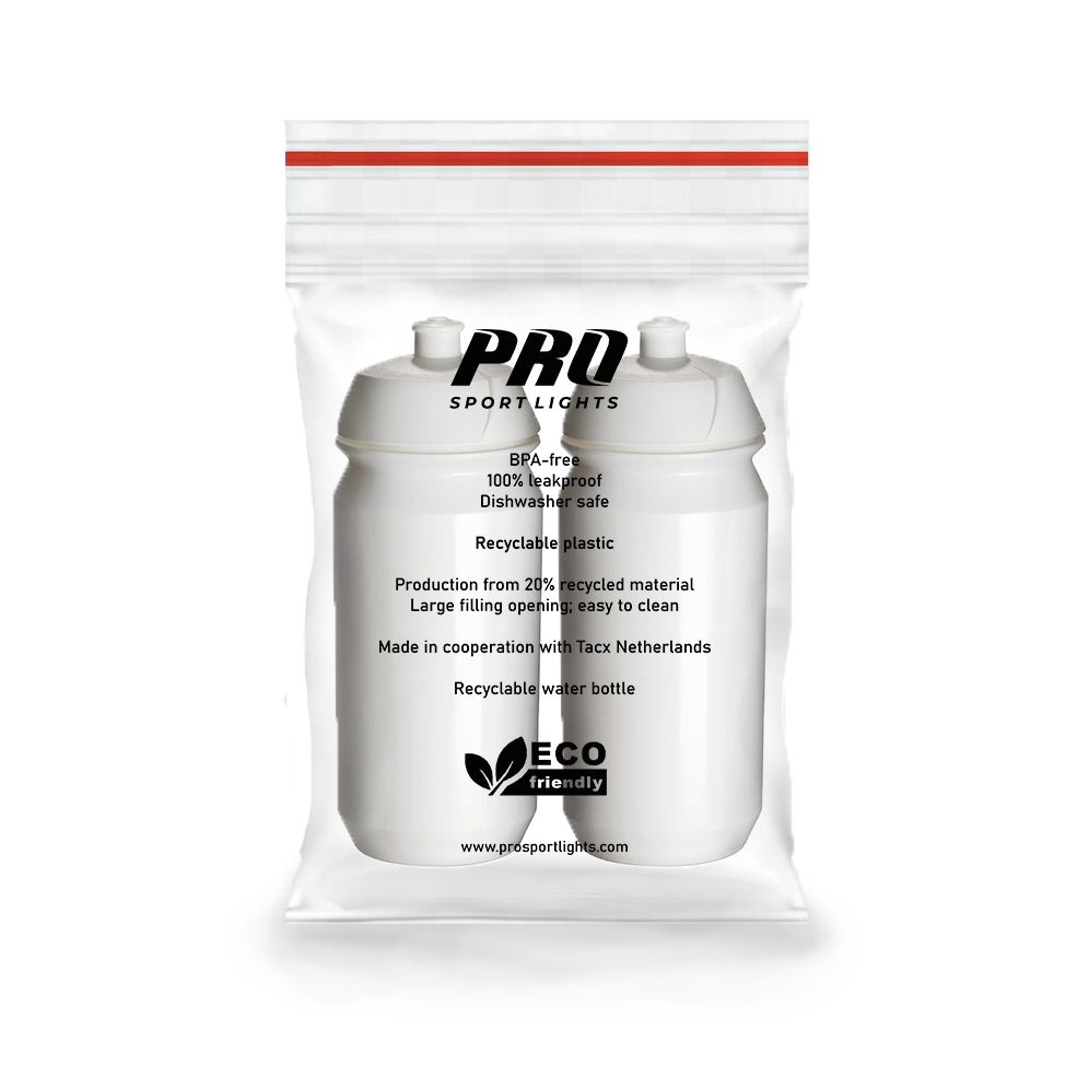 Pro Sport Lights x2 Bidons - 500 ml - Wit