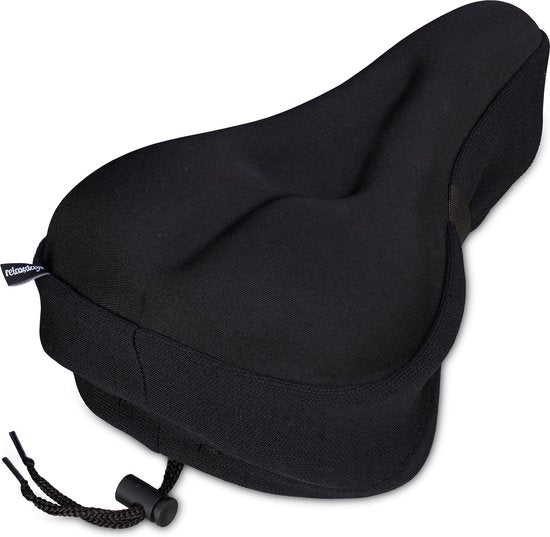 Zadelhoes Gel fiets Zwart - Zadeldekje Stadsfiets/Mountainbike/Racefiets KOPEN ONLINE