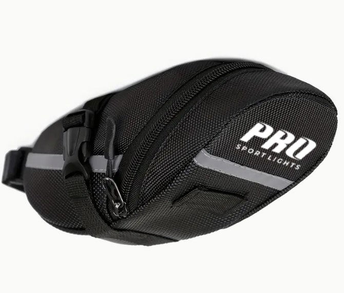 fietstas mountainbike Sacoche de selle Pro Sport Lights 1,2 litre - Noire