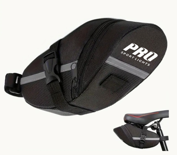 Zadeltas Pro Sport Lights 1,2 Liter - Zwart - Fietstas - MTB Racefiets kopen online