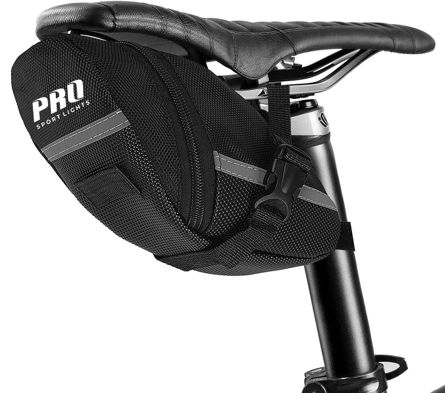 Zadeltas Pro Sport Lights 1,2 Liter - Zwart - Fietstas - MTB Racefiets kopen online