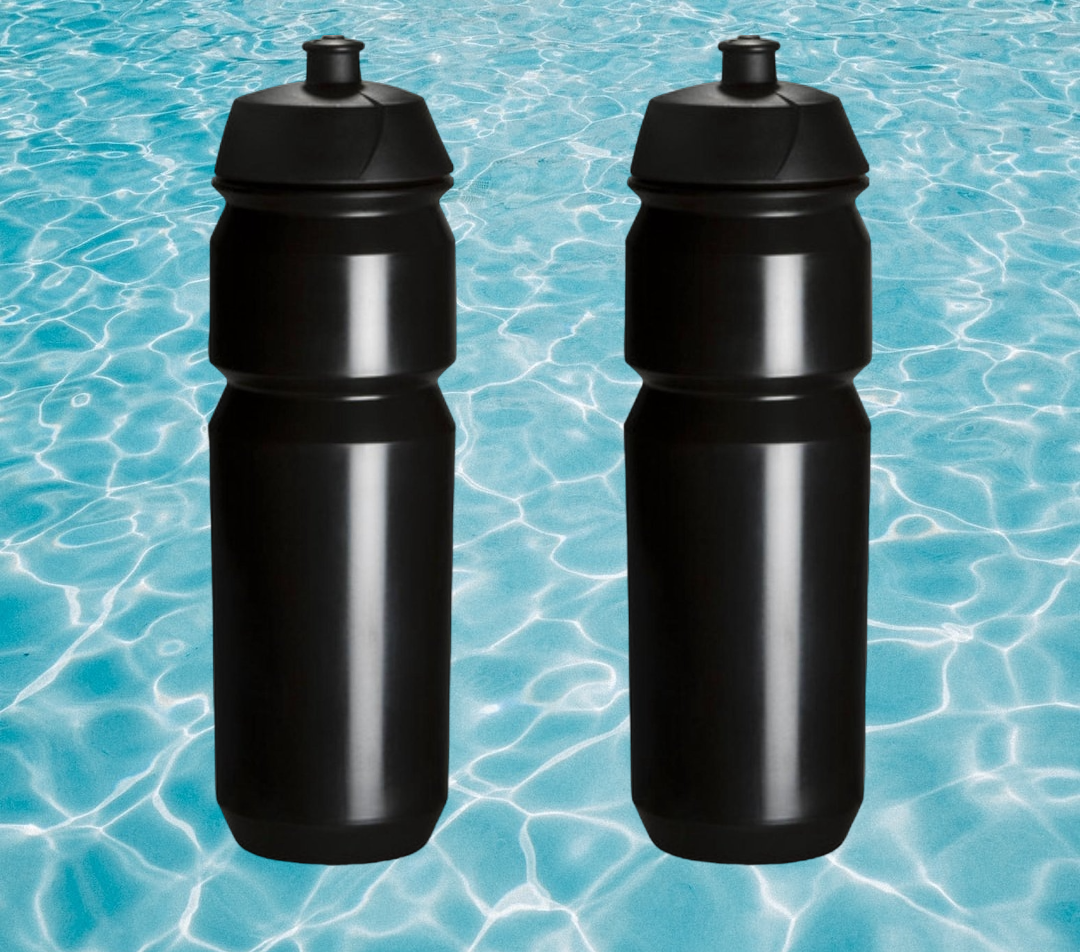 2x Bidons Pro Sport Lights - 750 ml - Zwart
