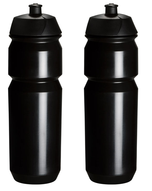 2x Bidons Pro Sport Lights - 750 ml - Zwart