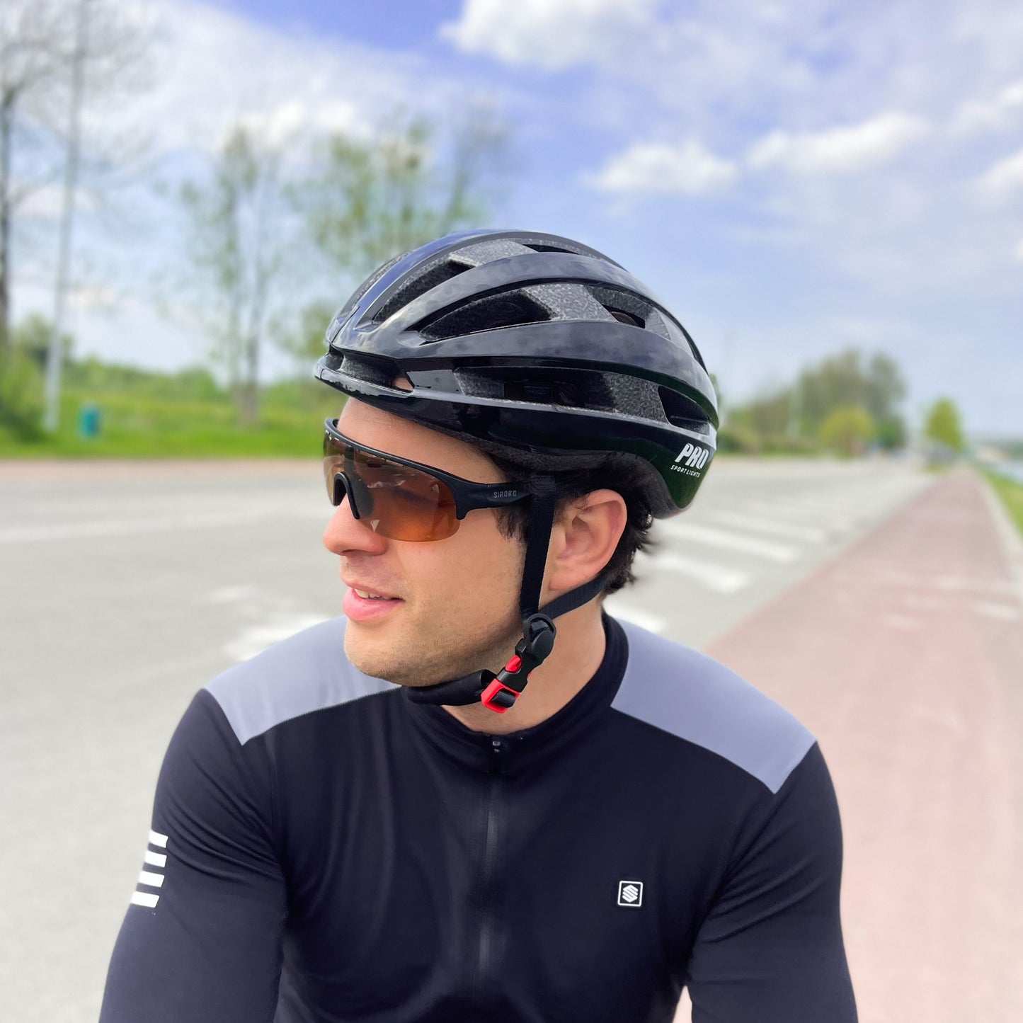 Fietshelm zwart kopen