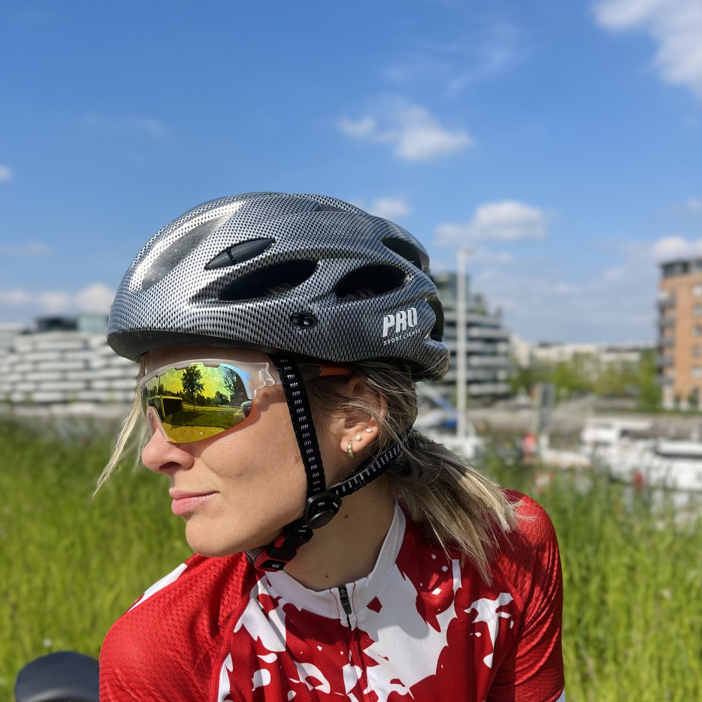 Fietshelm Dames/Heren - Carbon