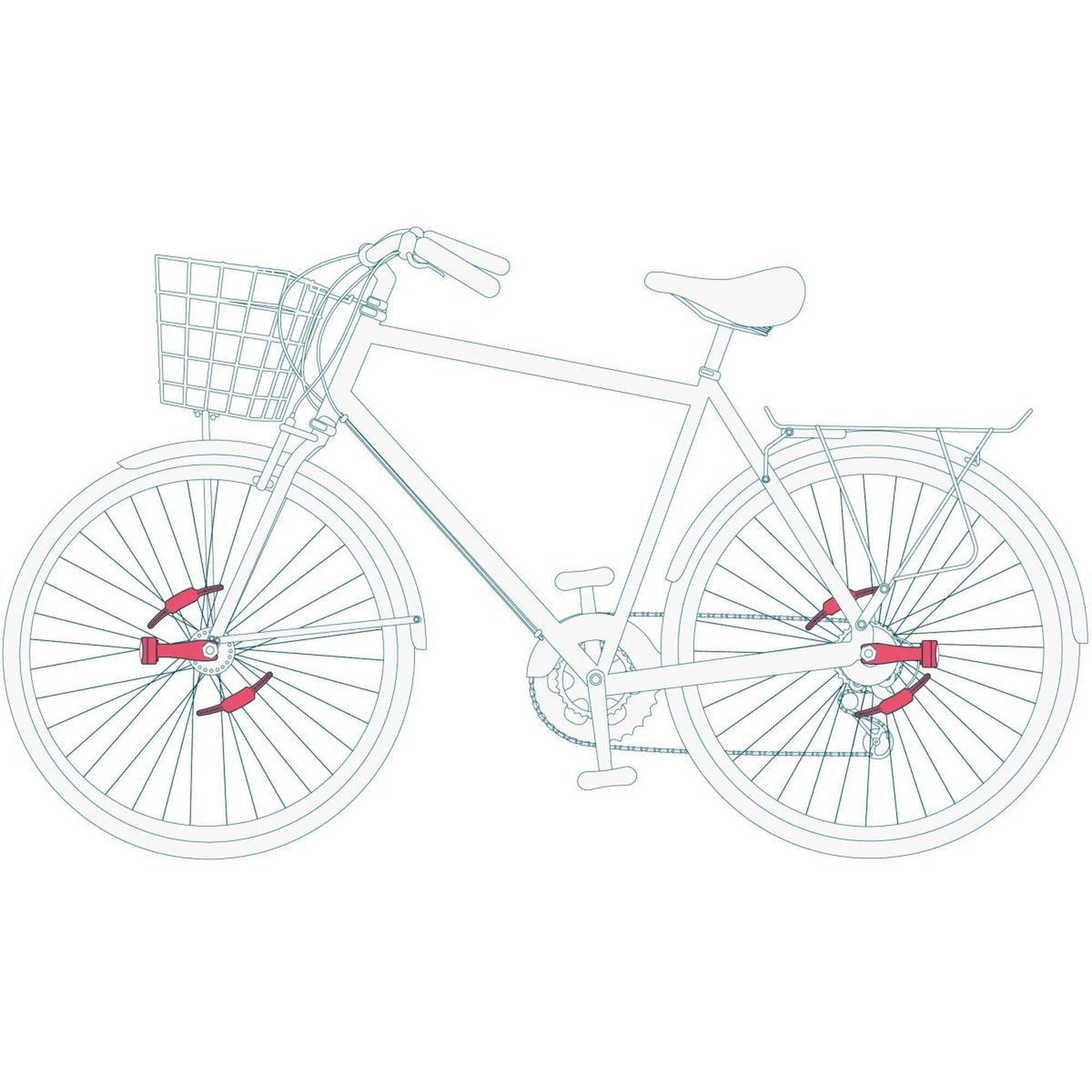 Magnetisch positielicht Fietsverlichtingsset - SL250C