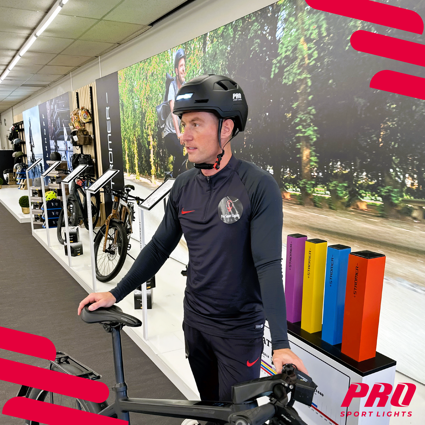 Pro Sport Lights Pedelec Fietshelm NTA 8776 - Zwart