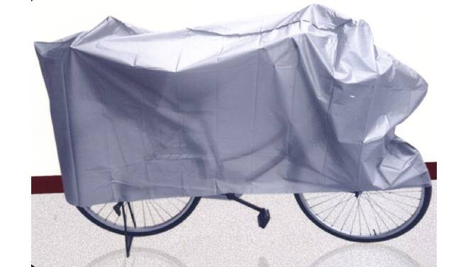 Beschermende fietshoes 200 x 100 cm - grijs
