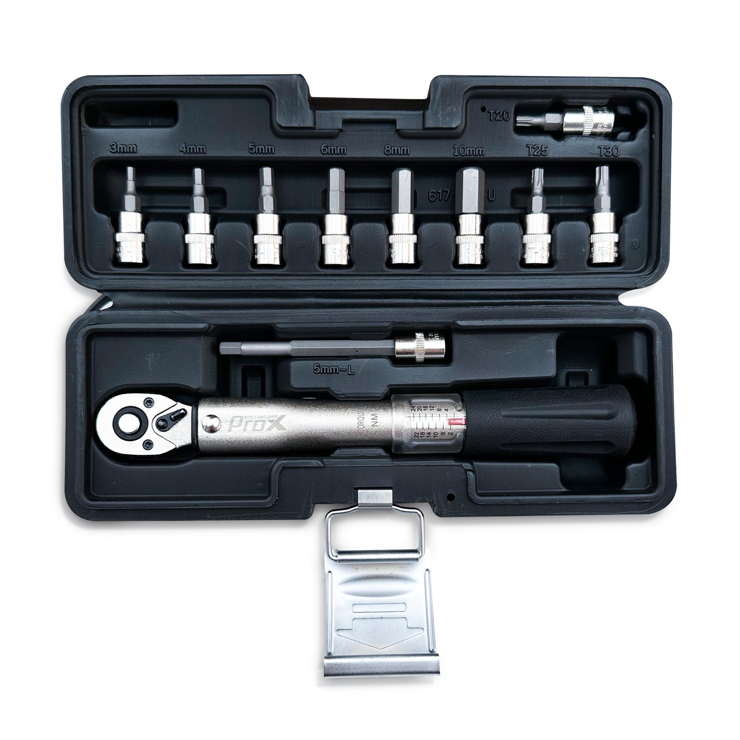 ProX Momentsleutel Fietsgereedschap Set 1/4" 2-24 Nm