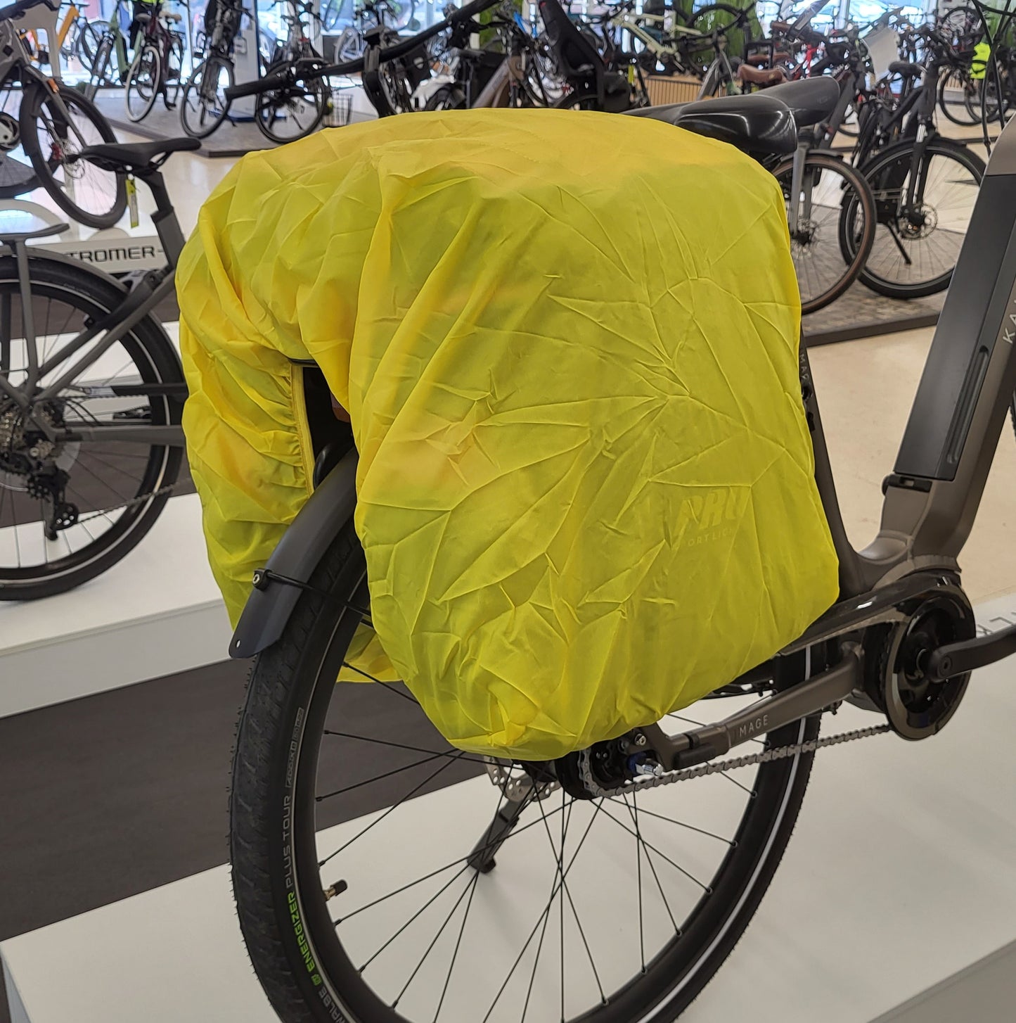 Pro Sport Lights Dubbele fietstas - 46 Liter - Zwart/Rood