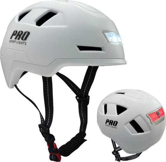 Pro Sport Lights Pedelec Fietshelm NTA 8776 - Wit