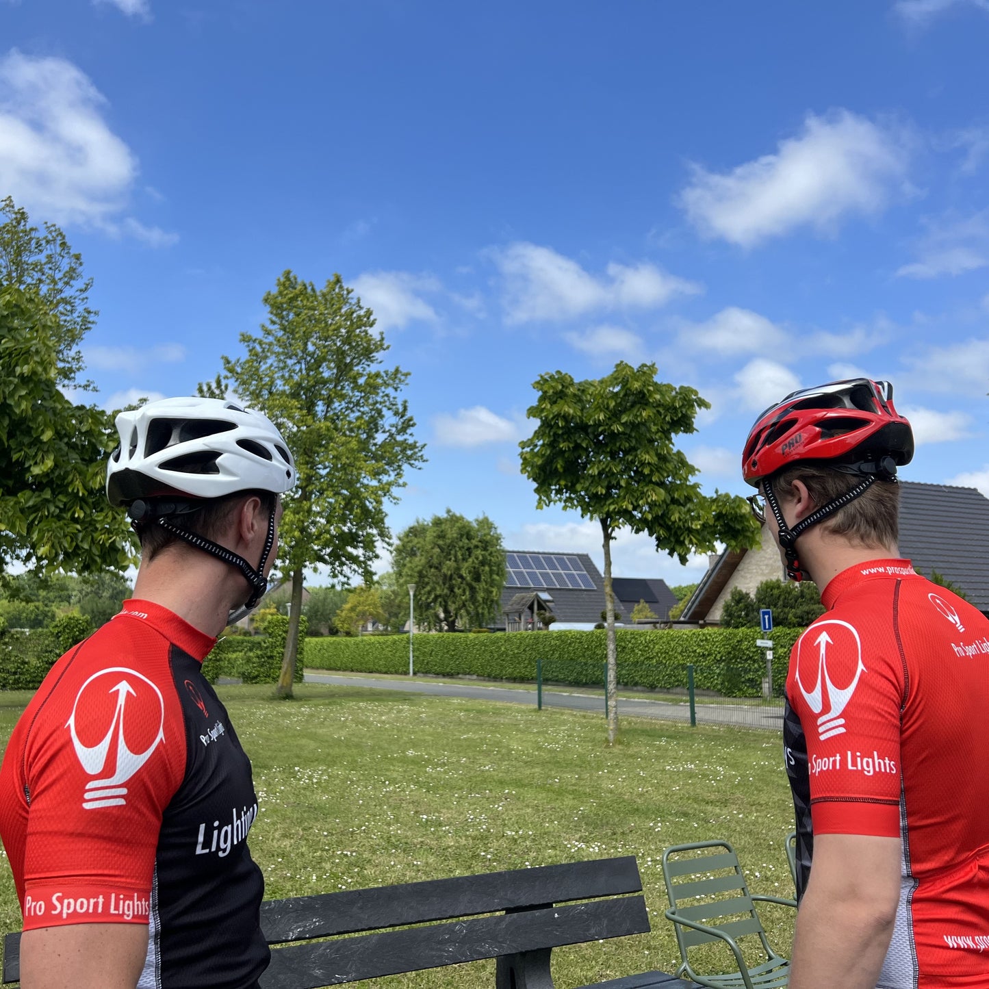 Fietshelm Dames/Heren - Rood/Zwart