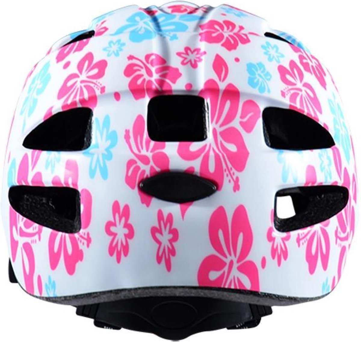 kinderhelm Optimiz - Bloemen Wit Roze Blauw - Extra Small