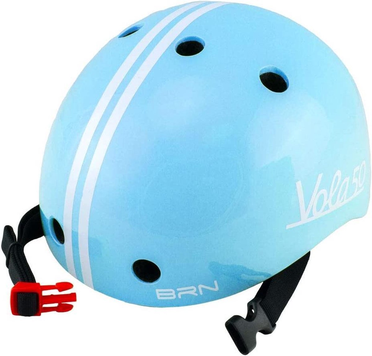 Kinderfietshelm lichtblauw Jongens XS