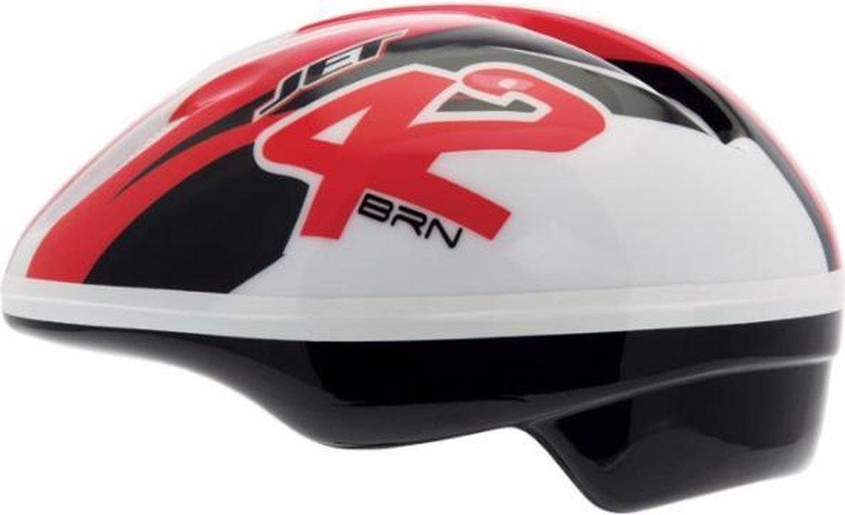 Kinderfietshelm BRN Fietshelm voor kinderen - Rood Kinderhelm 48-50cm