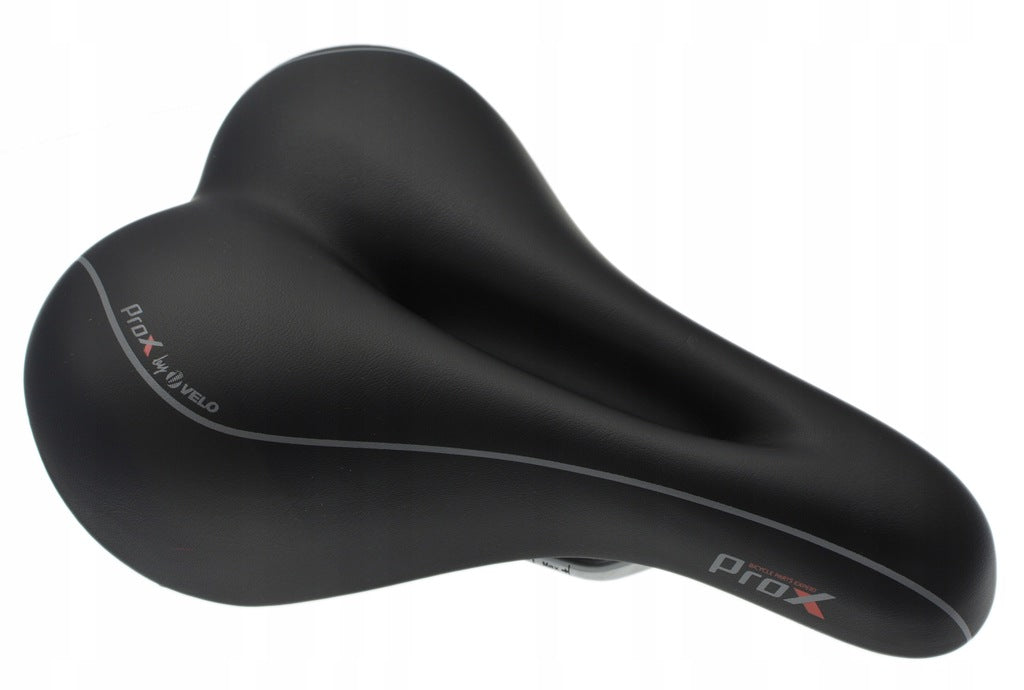 Fietszadel ProX D-2 Gelzadel Full Cut - Zwart