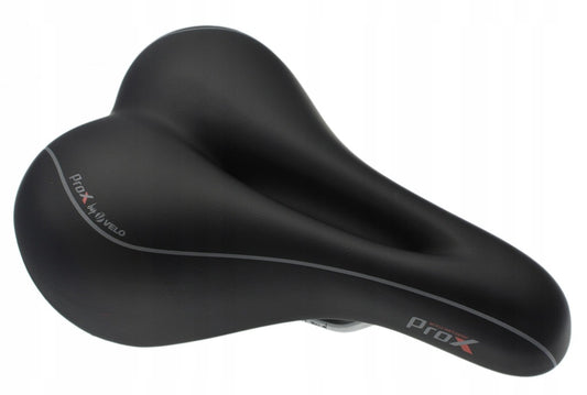 Fietszadel ProX D-2 Gelzadel Full Cut - Zwart