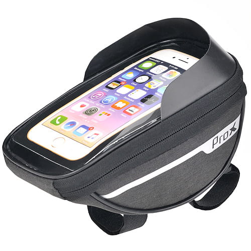 ProX Stuurtas fiets - Telefoonhouder Fiets - Mountainbike - stadsfiets - smartphone 7inch - 1Liter