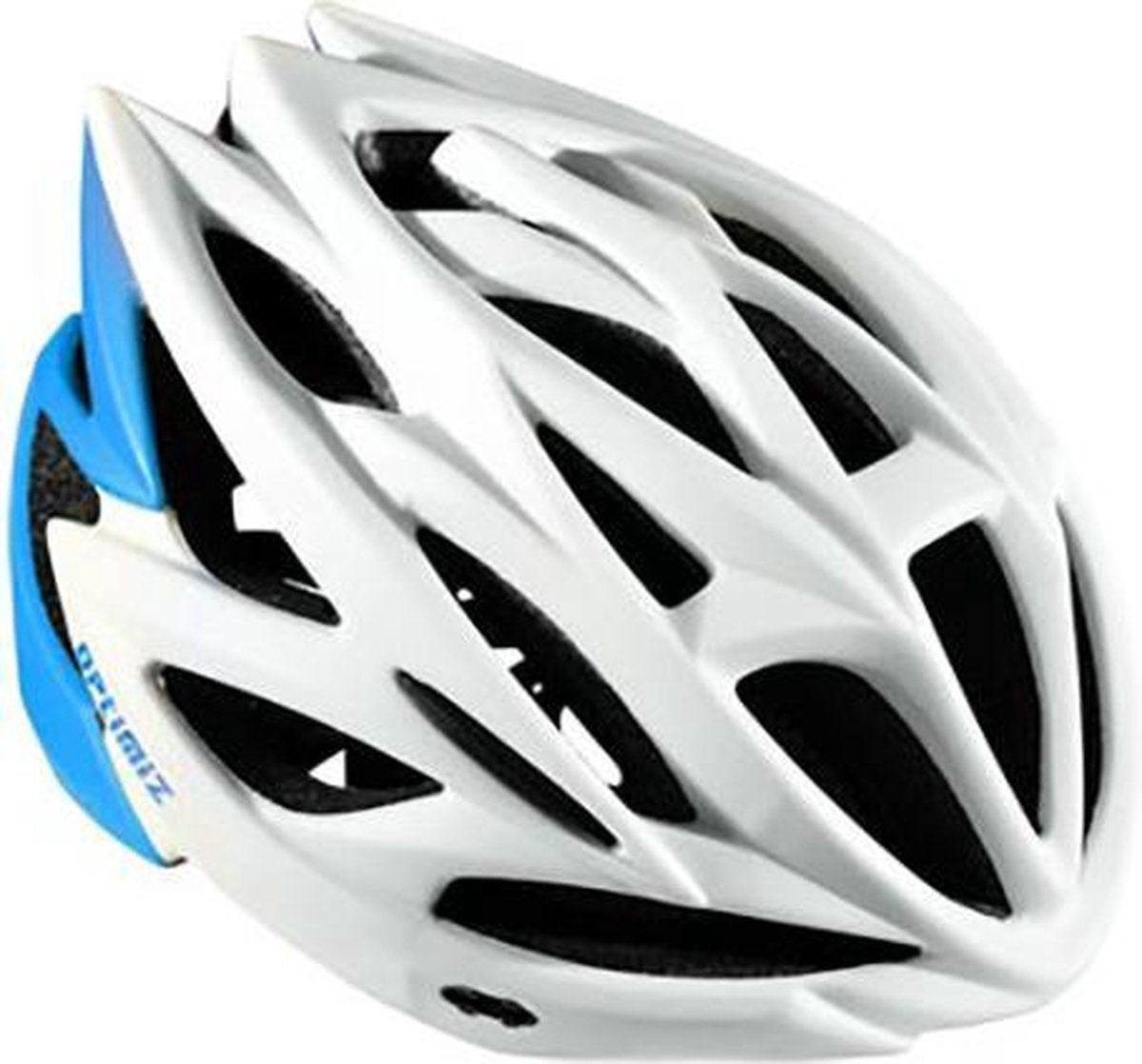Fietshelm Optimiz - 58/61cm - Matt Wit Blauw
