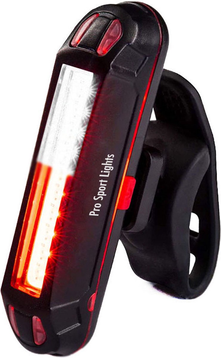 2 in 1 - Rood en Wit fietsverlichting LED Fietslamp