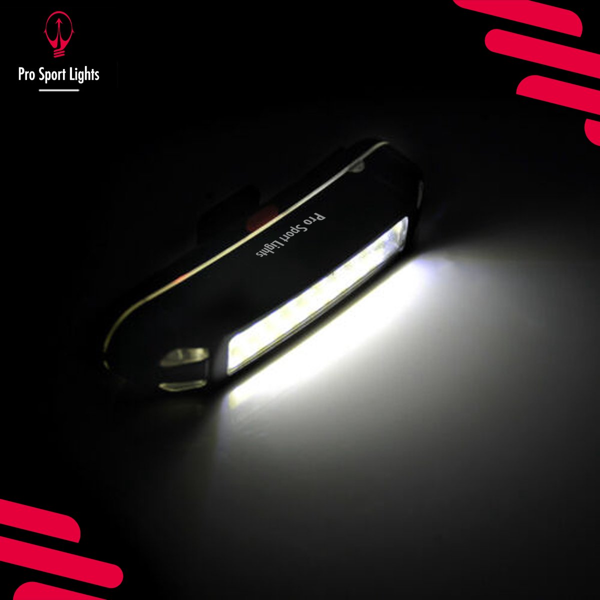 2 in 1 - Rood en Wit fietsverlichting LED Fietslamp