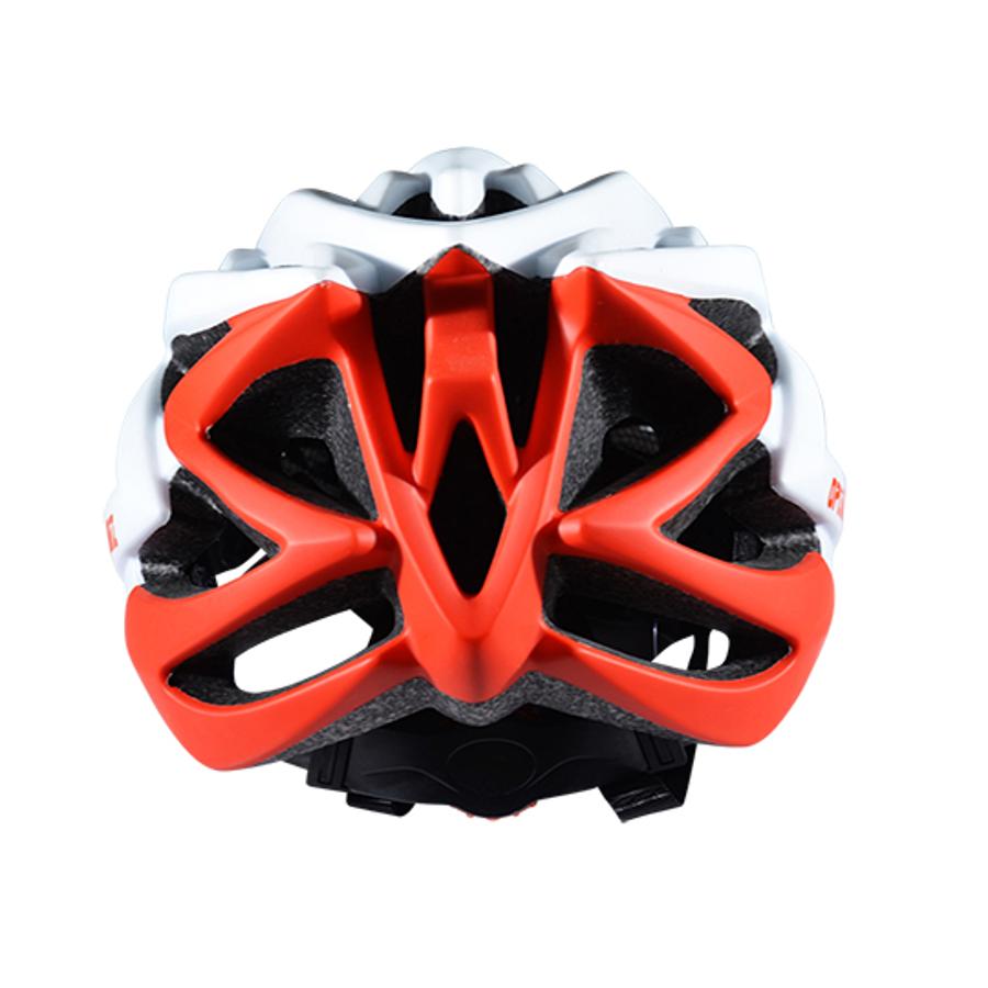 Fietshelm Optimiz - Matt Wit Rood