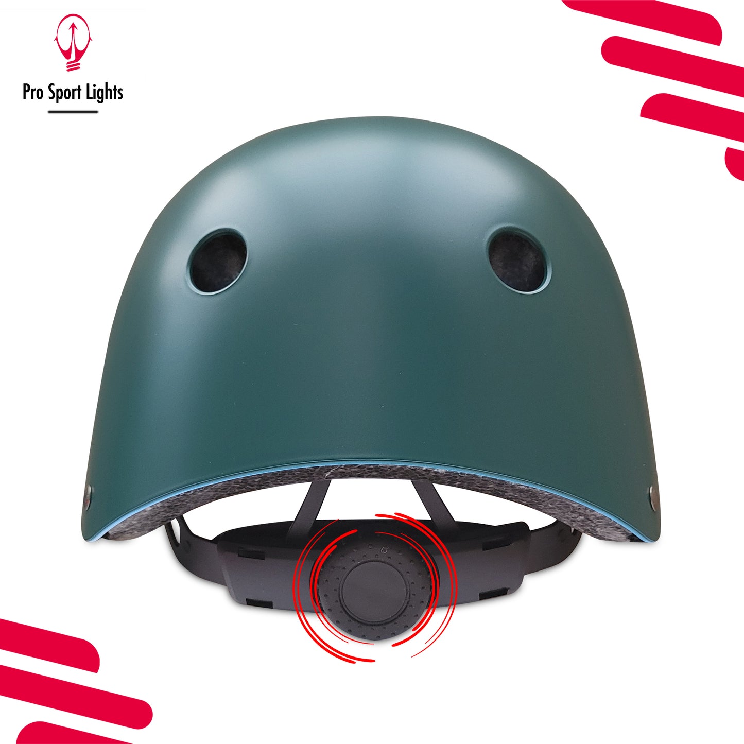 Fietshelm Pro Sport Lights Kinderen Skate - Army Green