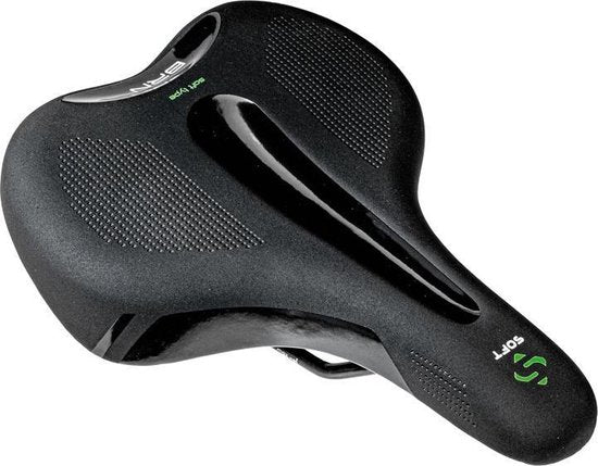 Zacht fietszadel BRN Dames comfortabele en ergonomische zit