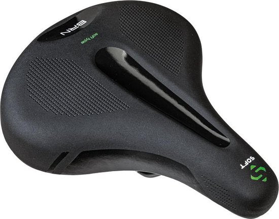 Fietszadel BRN comfortabele & ergonomische brede zit
