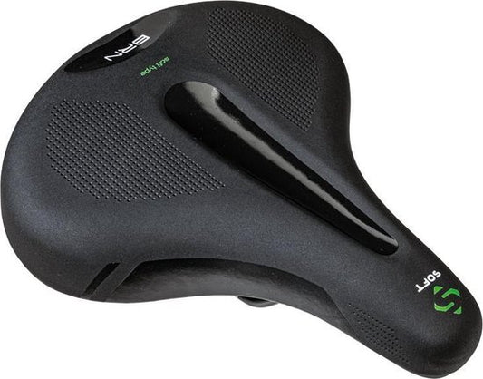 Fietszadel BRN comfortabele & ergonomische brede zit