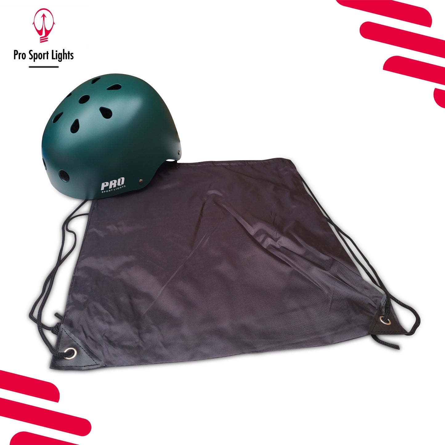 Fietshelm Pro Sport Lights Kinderen Skate - Army Green