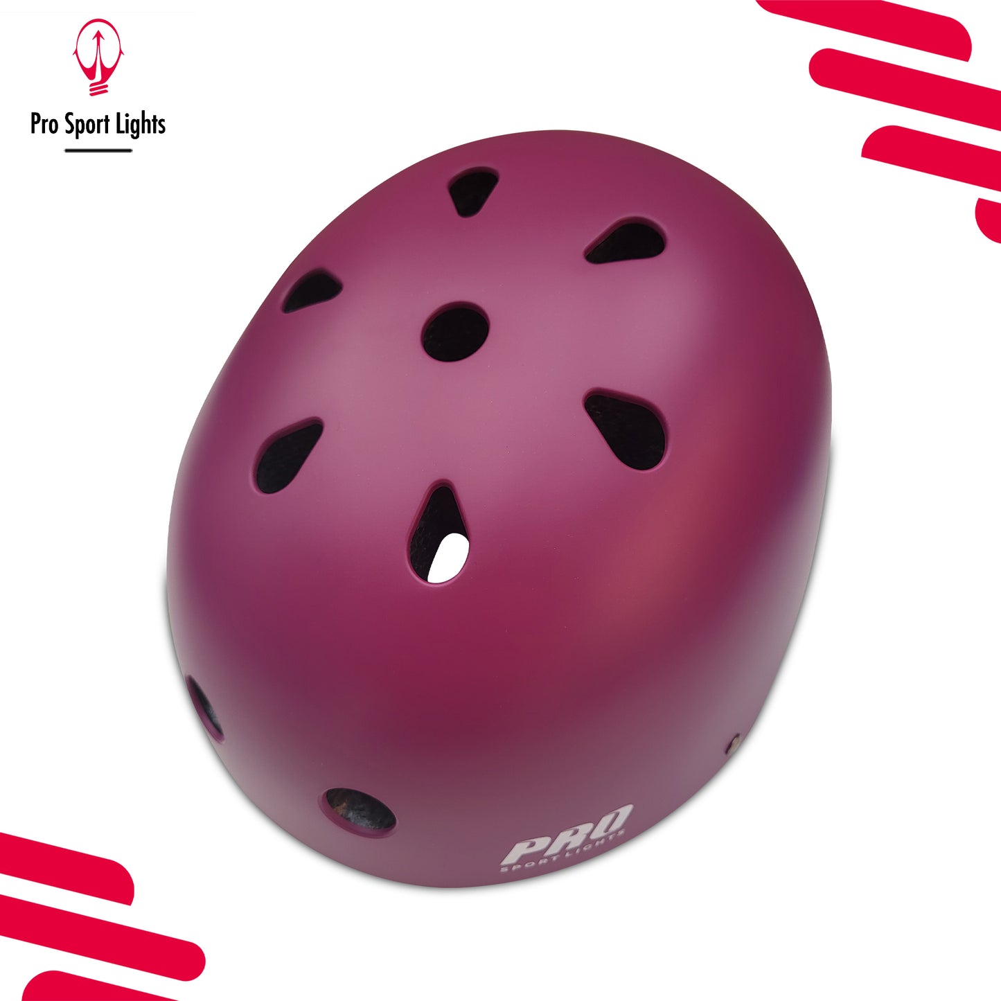 Fietshelm Pro Sport Lights Kinderen Skate - Paars