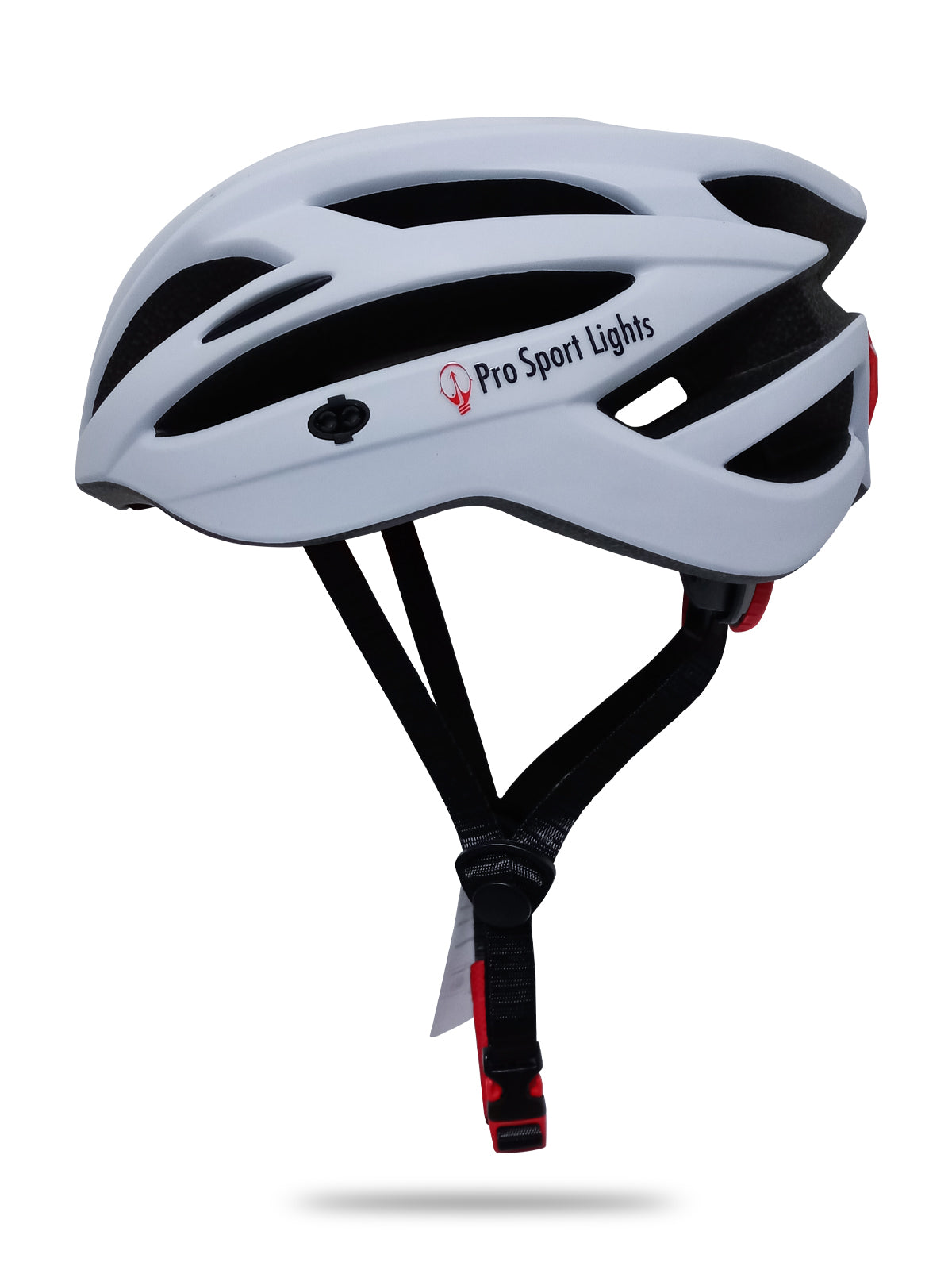 Pro Sport Lights Fietshelm - Matt Wit - 54/61cm