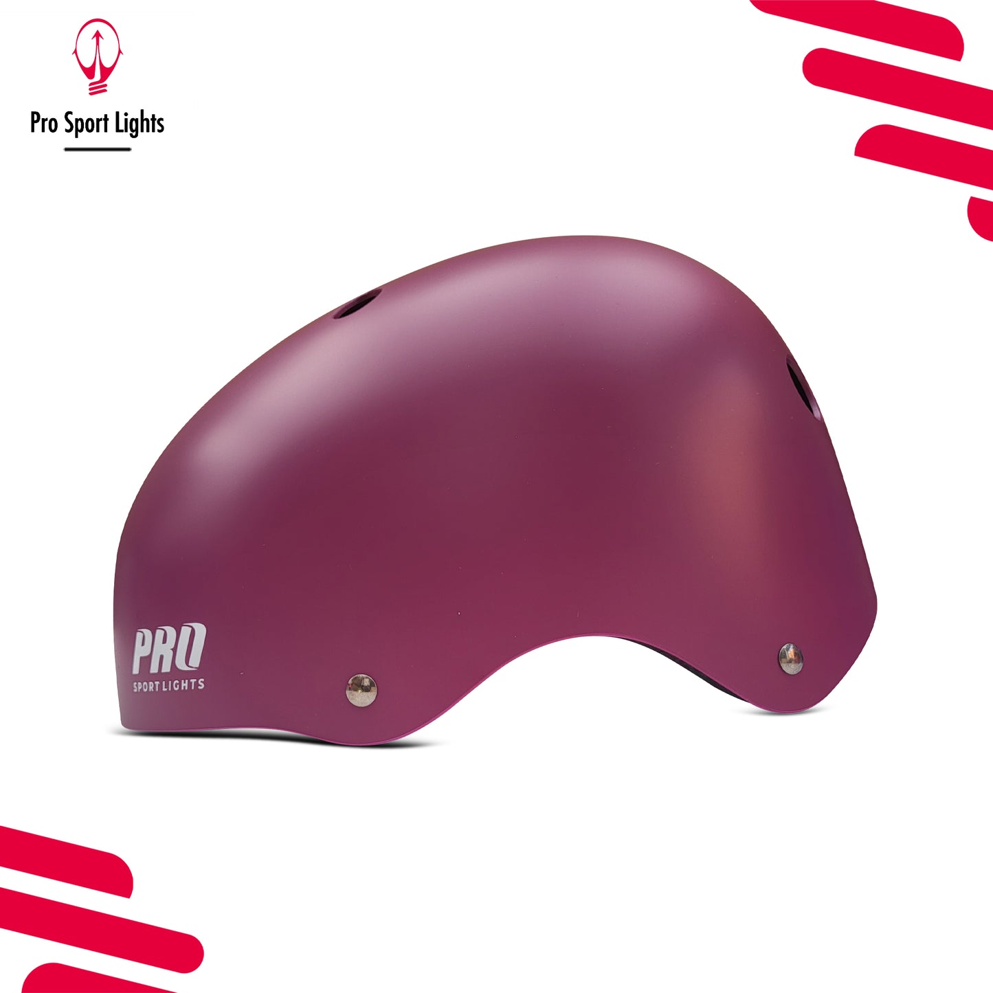 Fietshelm Pro Sport Lights Kinderen Skate - Paars