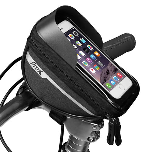 ProX Stuurtas fiets - Telefoonhouder Fiets - Mountainbike - stadsfiets - smartphone 7inch - 1Liter
