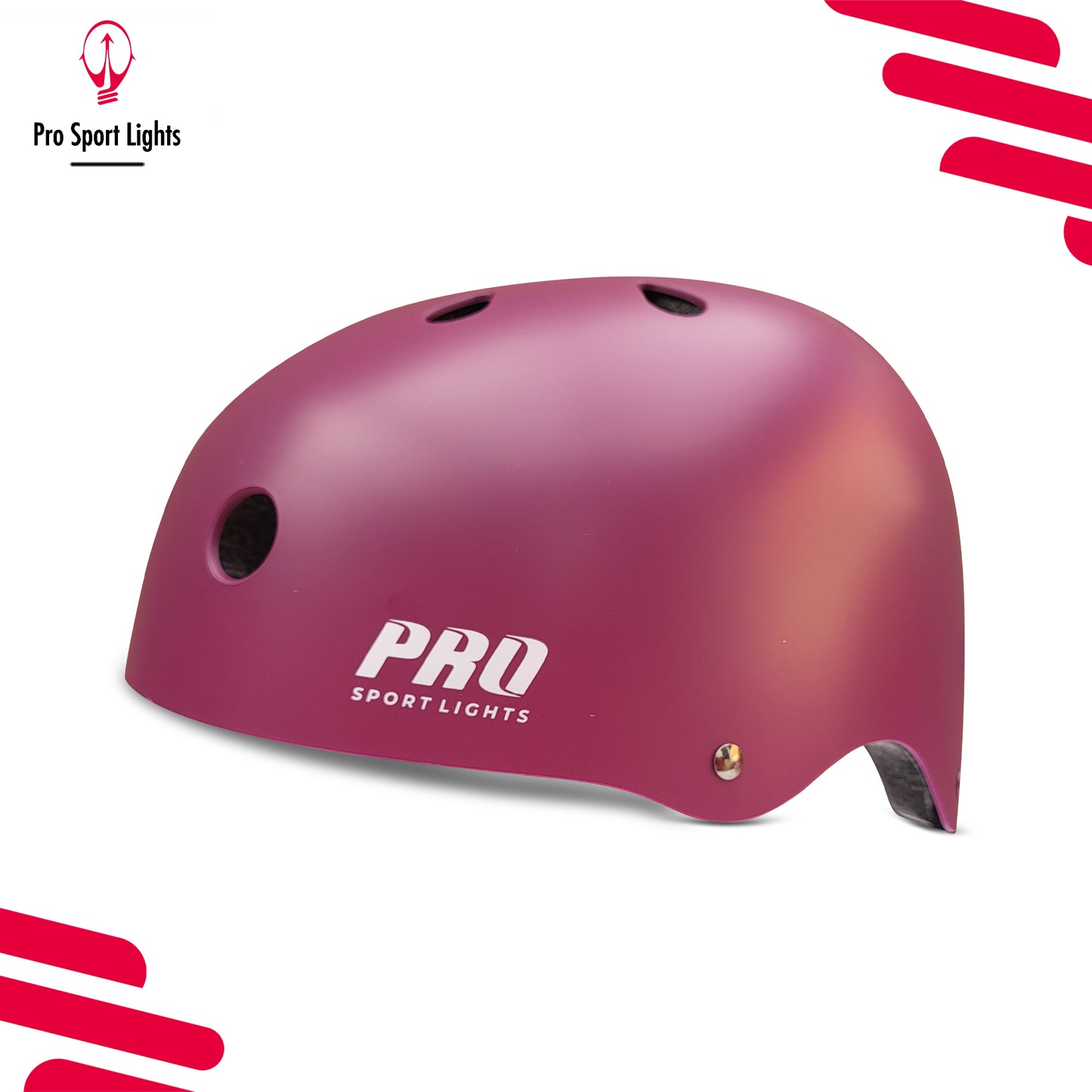 Fietshelm Pro Sport Lights Kinderen Skate - Paars