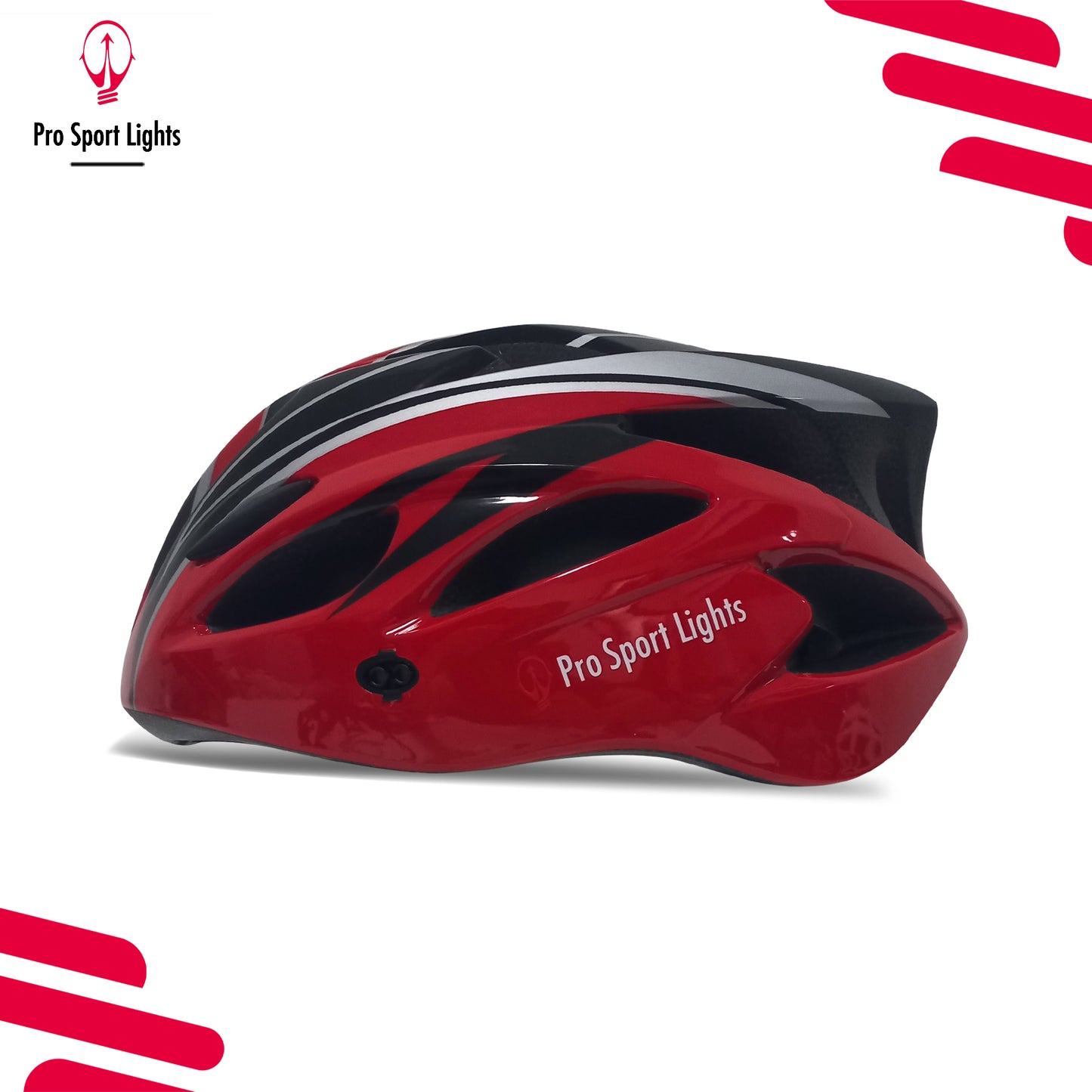 Fietshelm Dames/Heren - Rood/Zwart