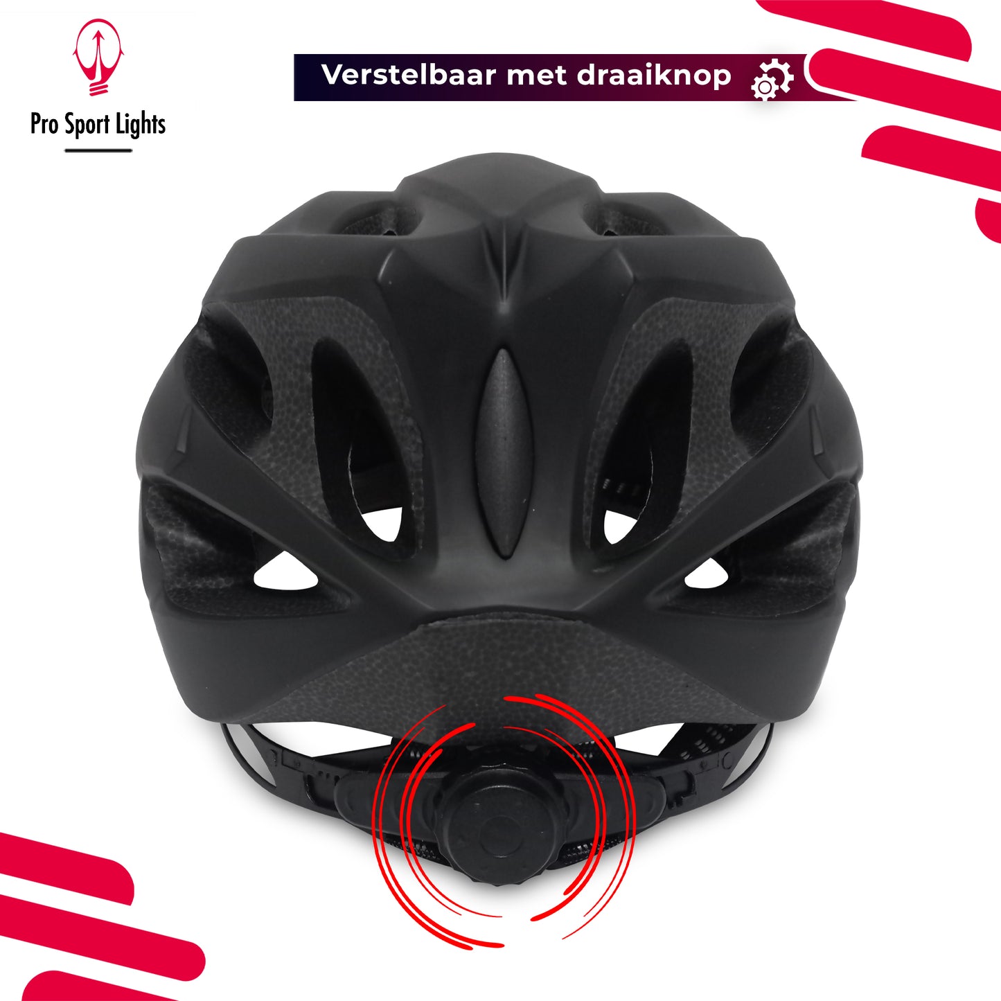 Fietshelm Matt Zwart - Medium/Large