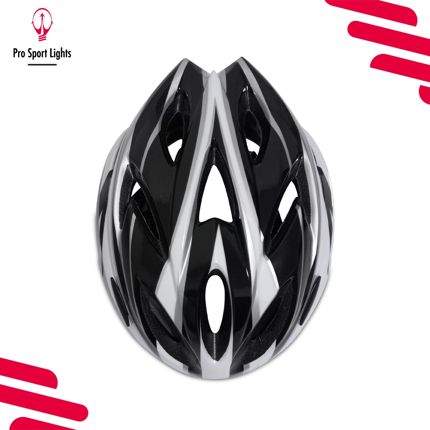 Fietshelm Heren/Dames - Wit/Zwart
