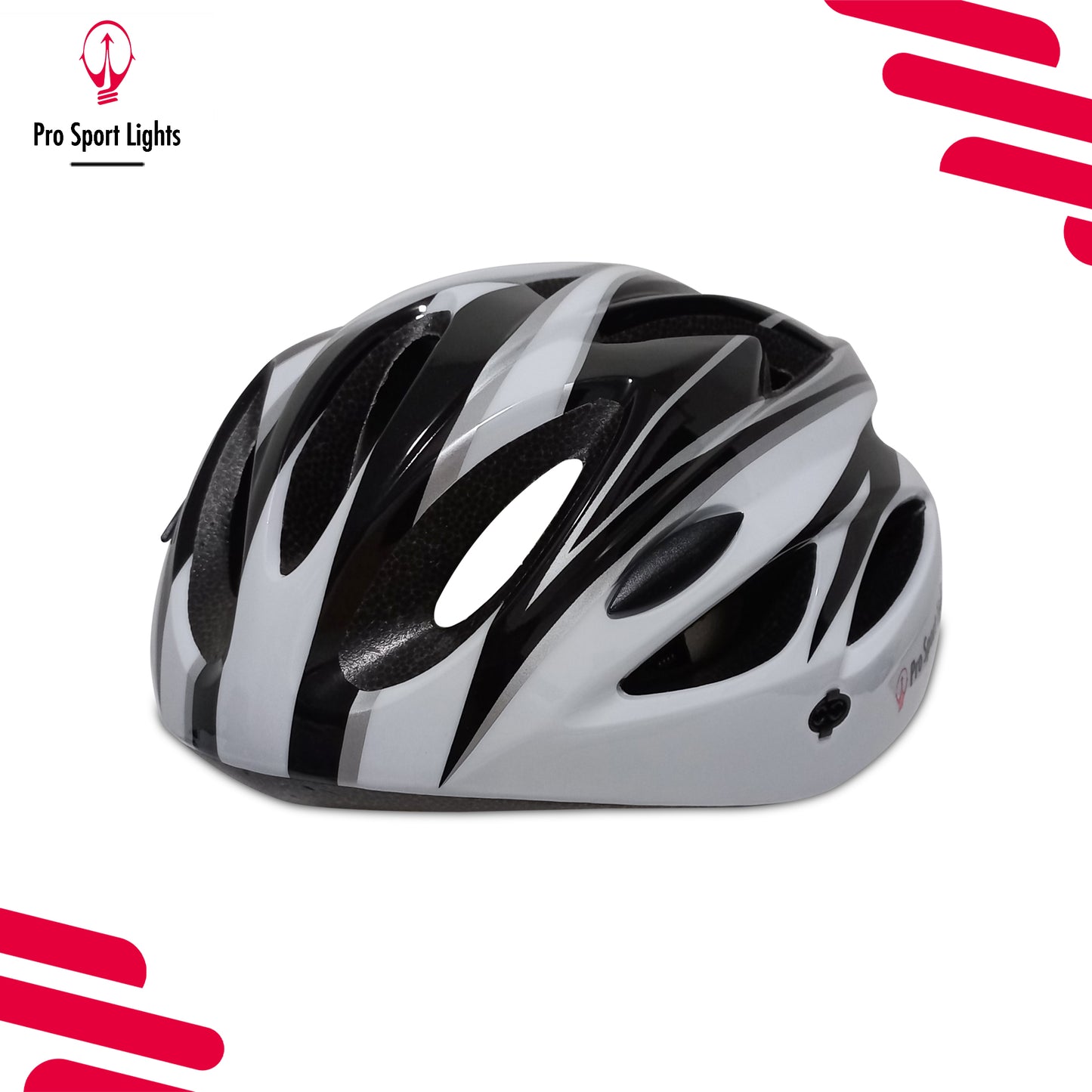 Fietshelm Heren/Dames - Wit/Zwart