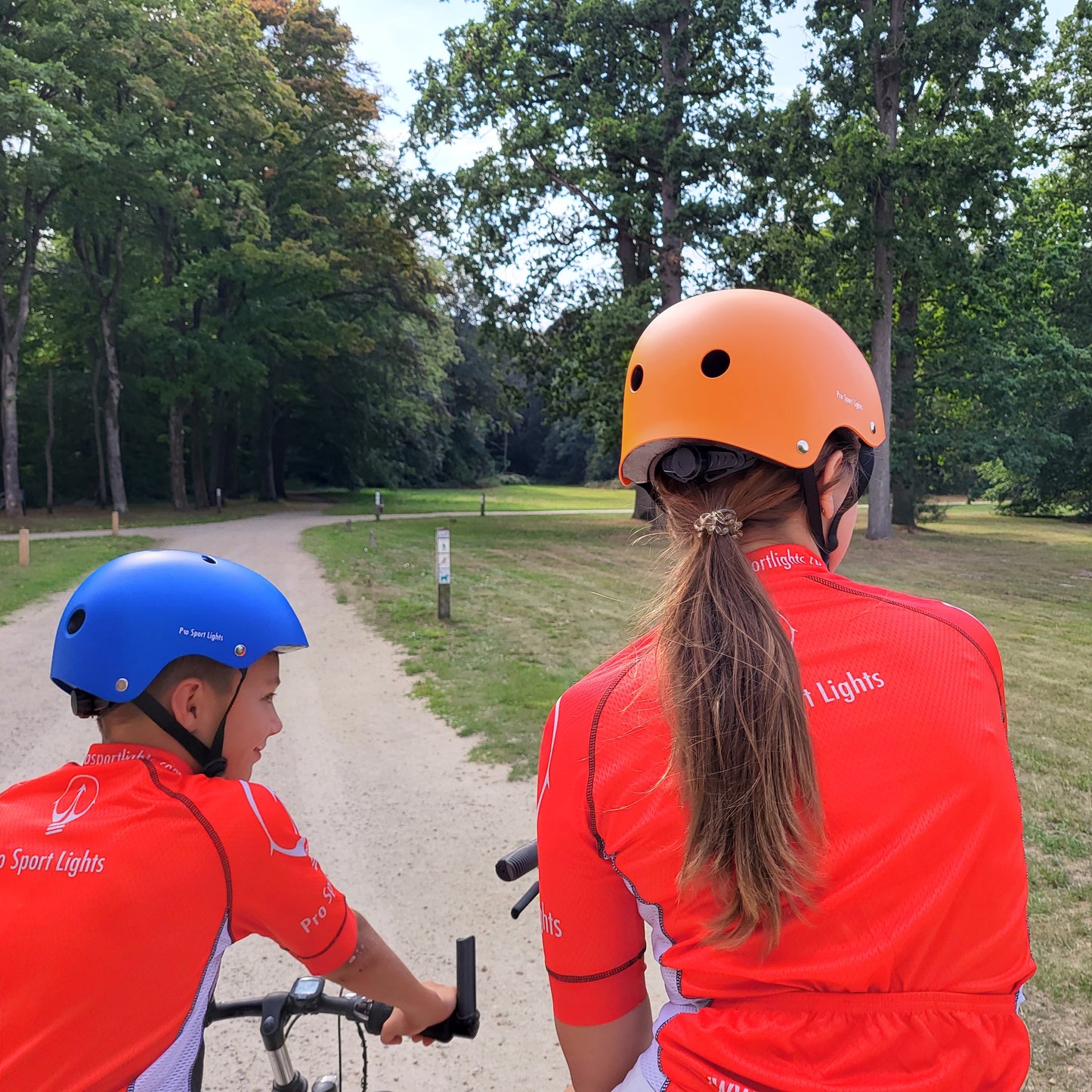 Casque de vélo pour enfants Orange Mat
