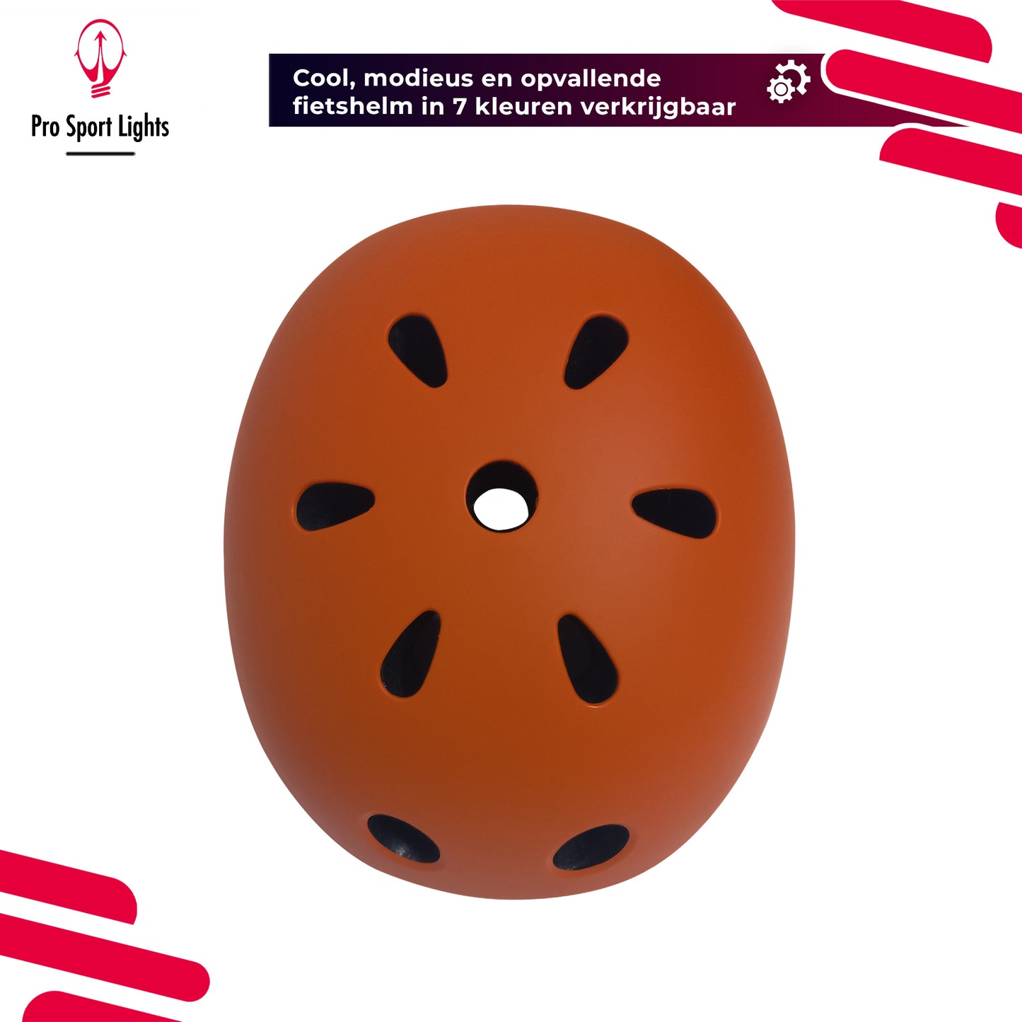 Casque de vélo pour enfants Orange Mat