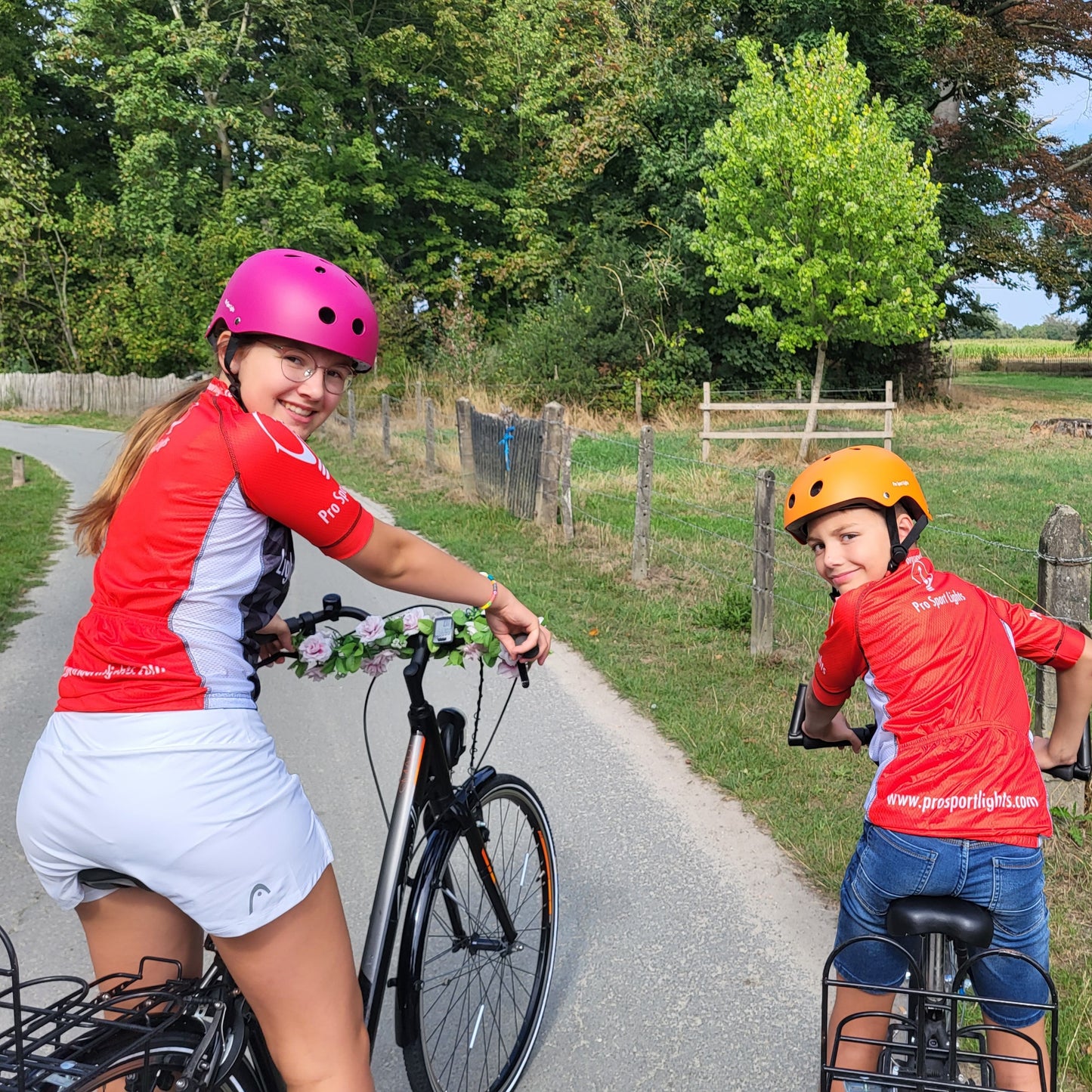 Casque de vélo pour enfants Orange Mat