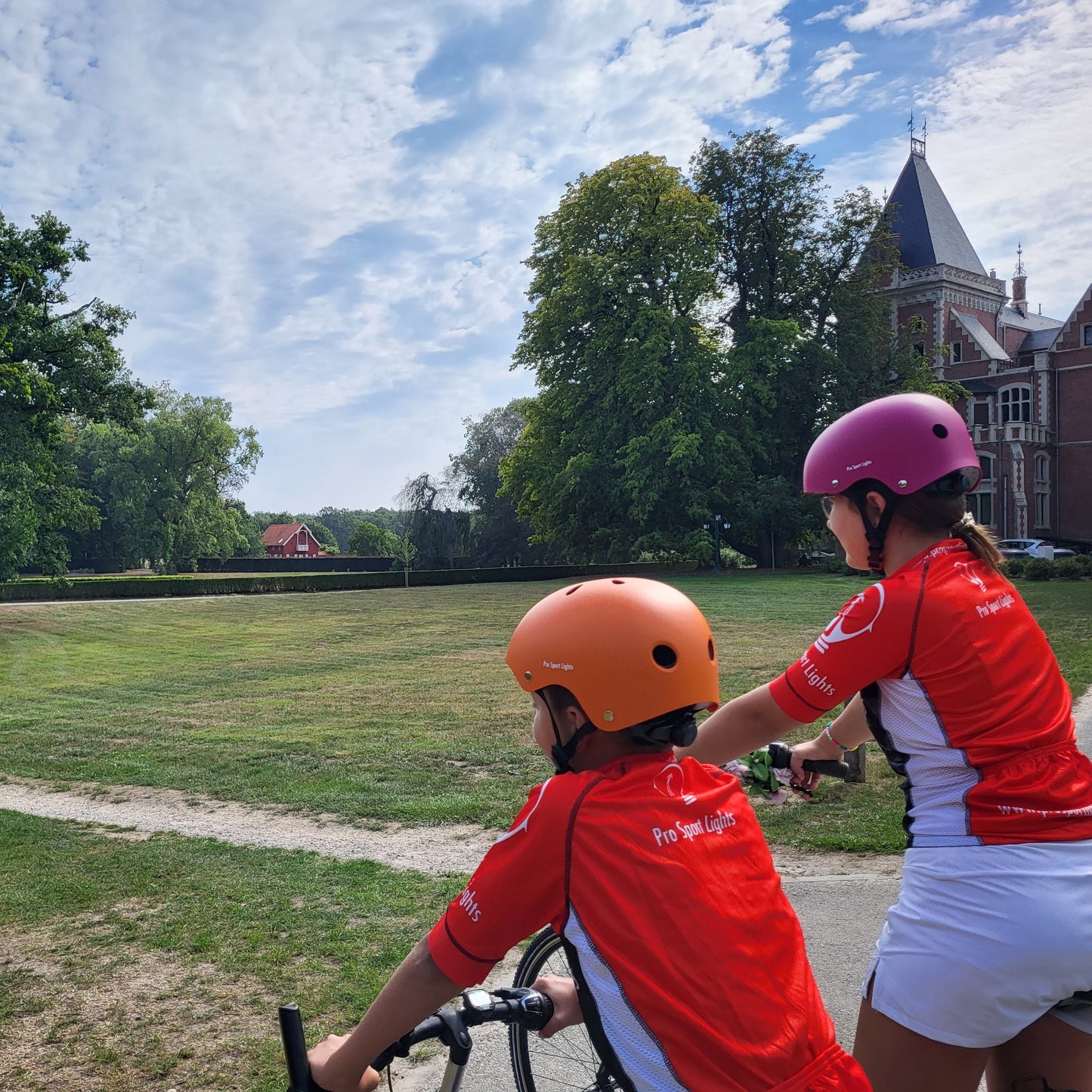 Casque de vélo pour enfants Orange Mat
