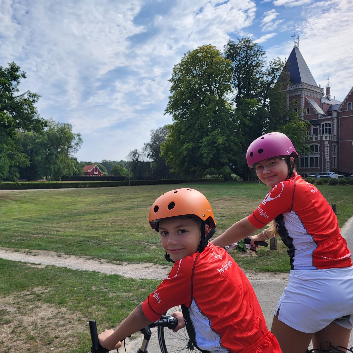 Casque de vélo pour enfants Orange Mat